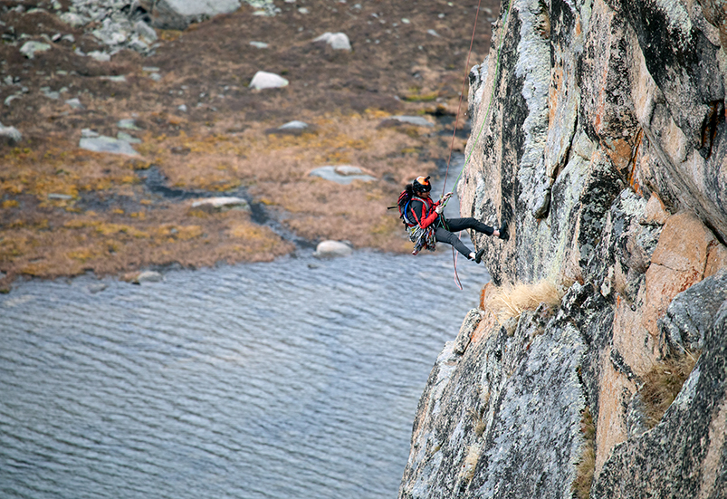 Climbing rockwall